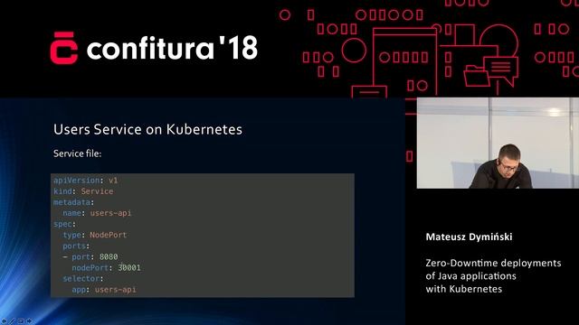 2018 - Mateusz Dymiński - Zero-Downtime deployments of Java applications with Kubernetes смотреть онлайн