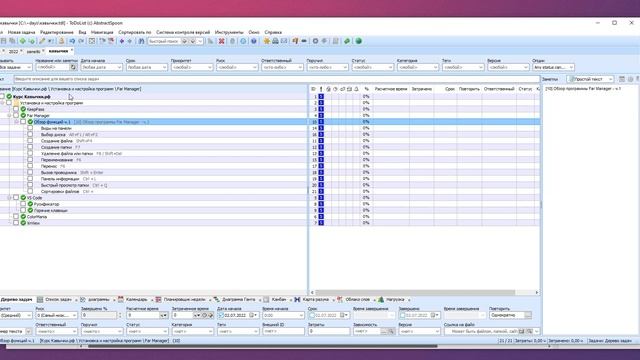 [22] Дерево курса