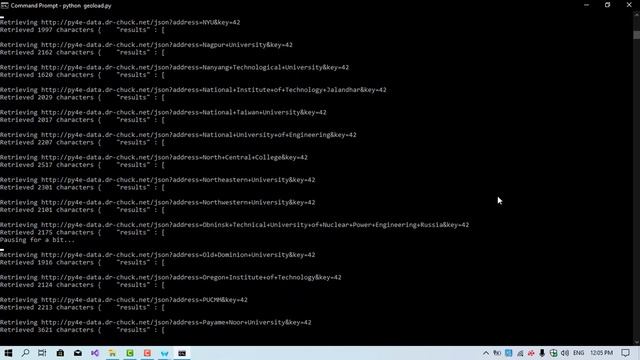 Coursera | Using Databases with Python Week-5 Solution | Python for Everybody full Solution смотреть онлайн