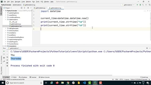 How To Get Current Date In Python- How To Format Date In Python Using strftime method смотреть онлайн