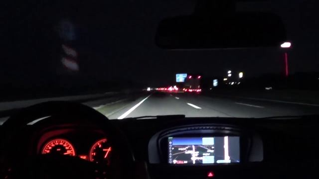 Nachtfahrt BMW 330d A1 Bremen nach Hamburg смотреть онлайн