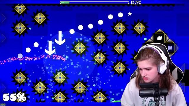 MY EASY DEMON ROULETTE "LUCK" CONTINUES (#3) - Geometry Dash смотреть онлайн