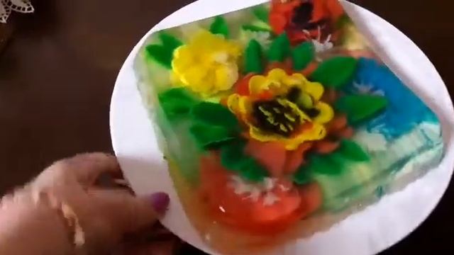 3д цветы в желе смотреть онлайн