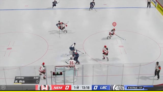NHL 21 КАРЬЕРА ИГРОКА НАЧАЛО: Создание и Первый Матч, Старт в Европе | bkk bob в ХК Неман Гродно смотреть онлайн