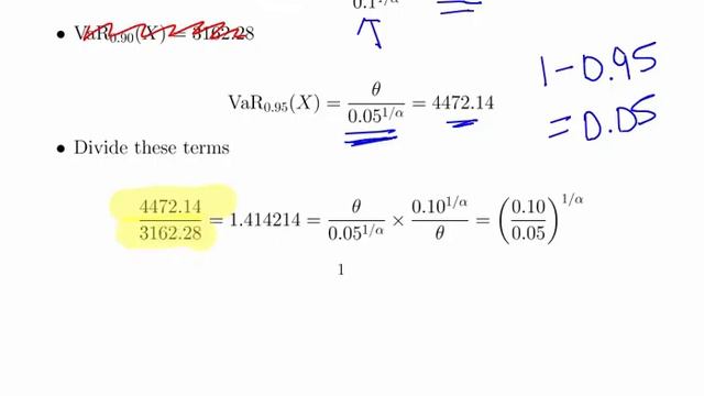 Pareto Type I Distribution - Calculate Value at Risk (VaR) смотреть онлайн