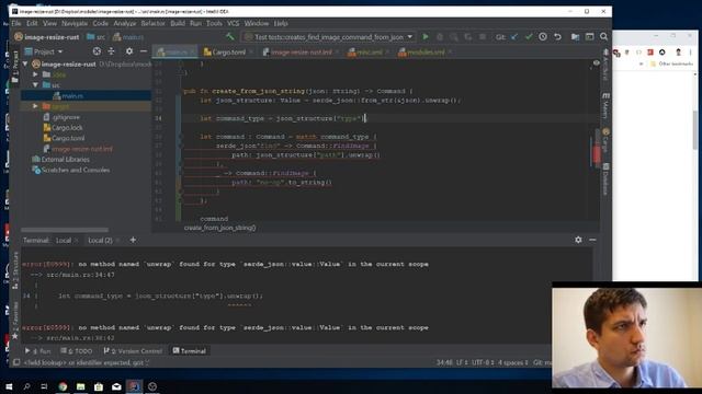 Working on a microservice in Rust смотреть онлайн