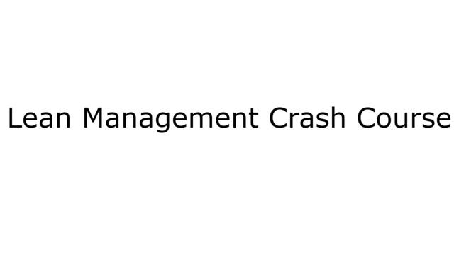 Lean Management Crash Course (MBA Curriculum) смотреть онлайн