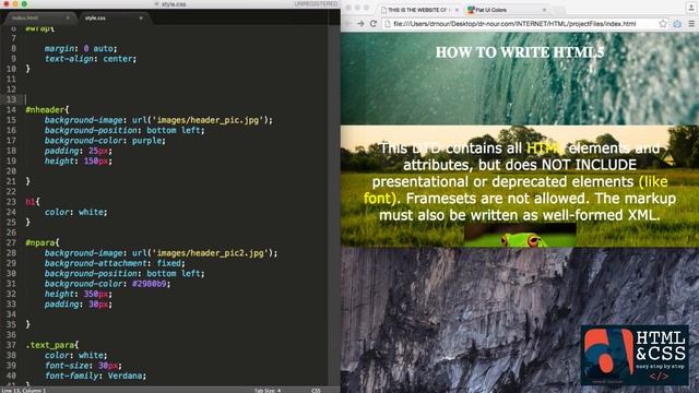 تعلم HTML و CSS خطوة بخطوة بطريقة سهلة ومبسطة - دورة كاملة смотреть онлайн
