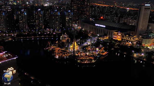 Beauty Of Seoul, Night Aerials, South Korea | World In 4K
