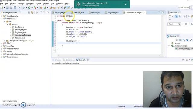 Inheritance in Java with example смотреть онлайн
