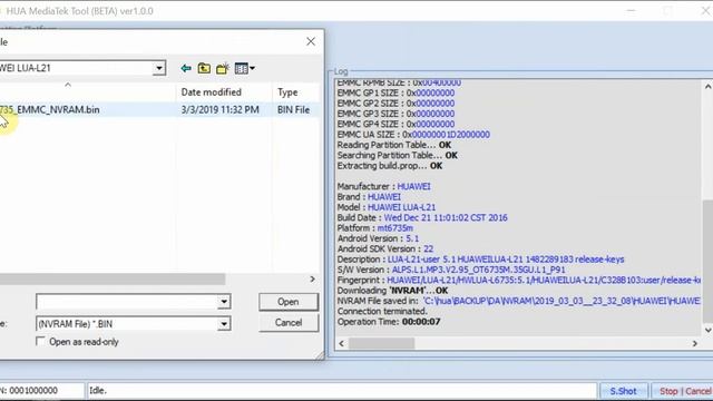 MT6735 WRITE NVRAM DONE смотреть онлайн
