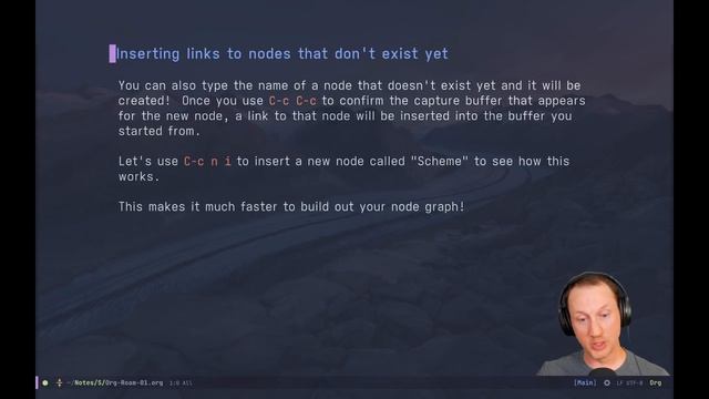 Getting Started with Org Roam - Build a Second Brain in Emacs смотреть онлайн
