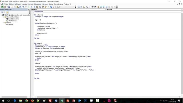 Extraire les données d'une base Access dans Excel смотреть онлайн