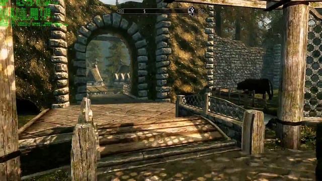 Skyrim FPS Gameplay - Phenom II X4 965 BE + 7850 1GB смотреть онлайн
