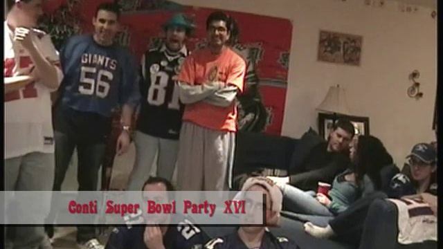 2007 GIANTS SUPER BOWL XLII 42 PARTY - Fan Reaction - (2-3-2008) (4Q David Tyree catch) * 7/8 * смотреть онлайн
