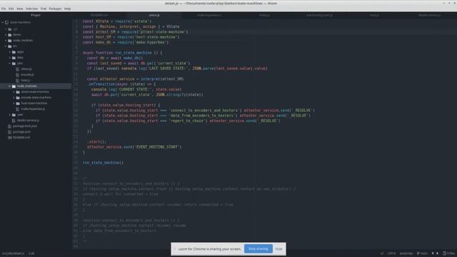 [datdot worklog] Turning state machines into node modules смотреть онлайн