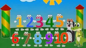 Считаем до 10 | УЧИМ ЦИФРЫ | Пинги и Кроки | Считаем | #17