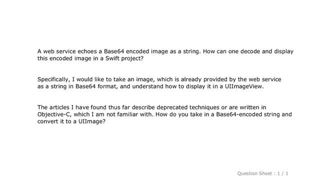 iOS : How do I create an image from a Base64-encoded string in Swift? смотреть онлайн
