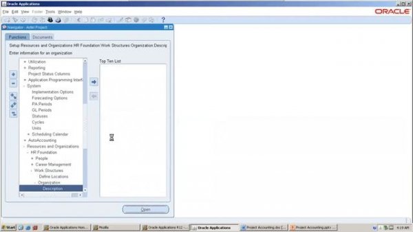 Oracle Project Accounting part 1 (on Oracle EBS R12)