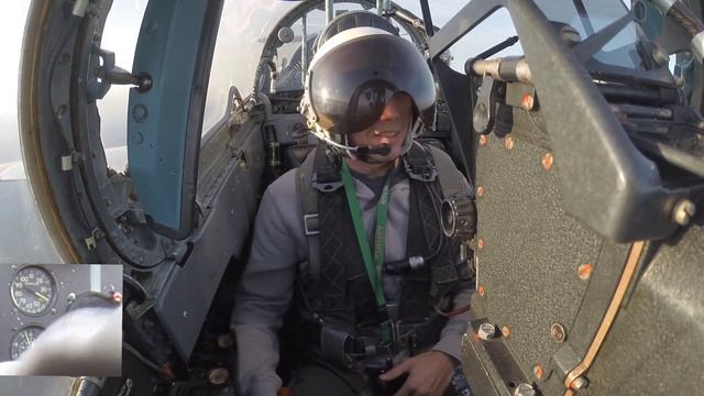 Полет на реактивном самолете Л29. Как это для пассажира? смотреть онлайн