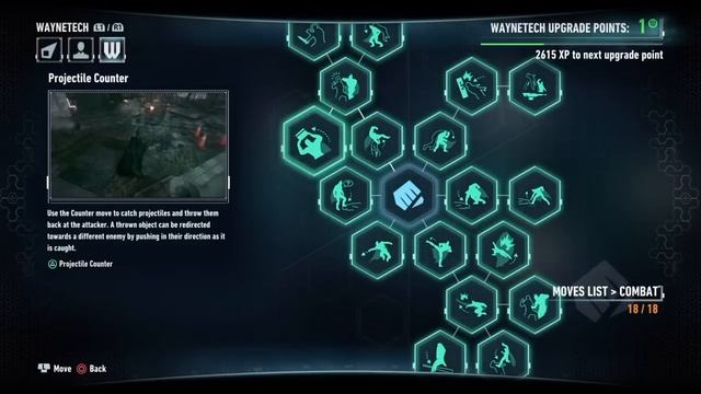 Batman: Arkham Knight - Combat Tutorial & Skill Trees смотреть онлайн