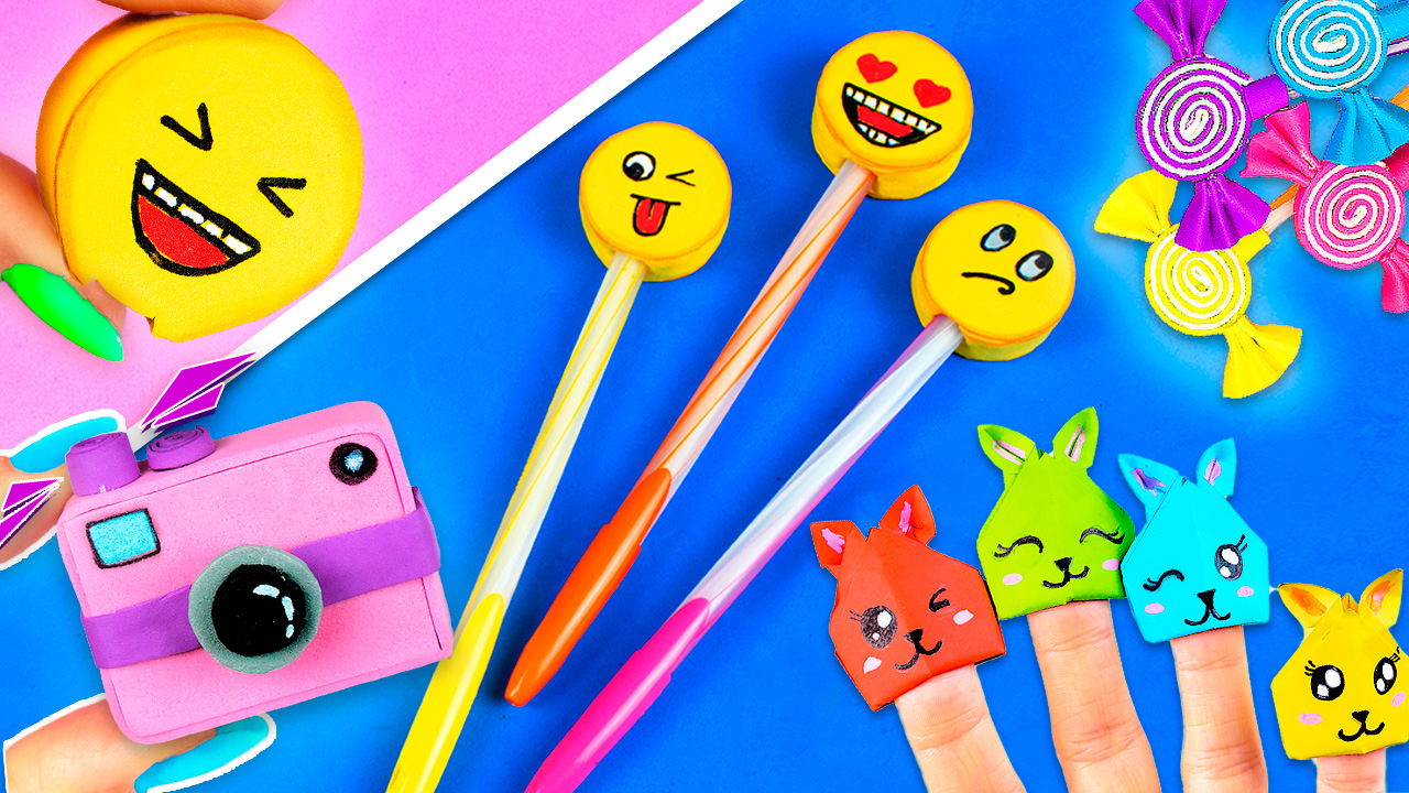 Канцелярия своими руками Необычные Топперы на ручку