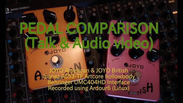 Comparison JoYo American and JoYo British Amp simulation pedals смотреть онлайн