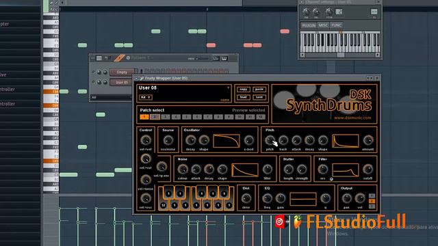 Plugin VST Grátis DSK Synth Drums (Plugin VST de Bateria) смотреть онлайн