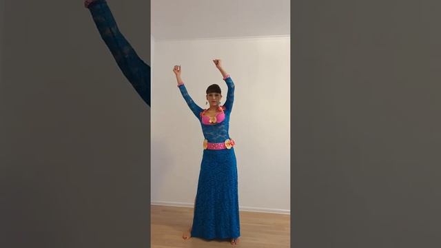 Волна на приставном шаге, фронтальная волна, волны руками смотреть онлайн