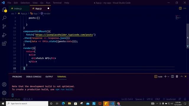 ?? ReactJS Tutorial for Beginners # 9 || Make API call || Class Component || componentDidMount смотреть онлайн