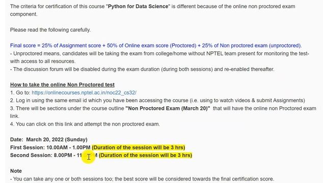 Python for Data Science Non Proctored Exam answers 20 march 2022 || First Session answers release смотреть онлайн