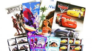 ТАЧКИ 3 Дисней, My little pony, ЛИГА СПРАВЕДЛИВОСТИ 2017! Наклейки #5 PANINI MIX Surprise unboxing