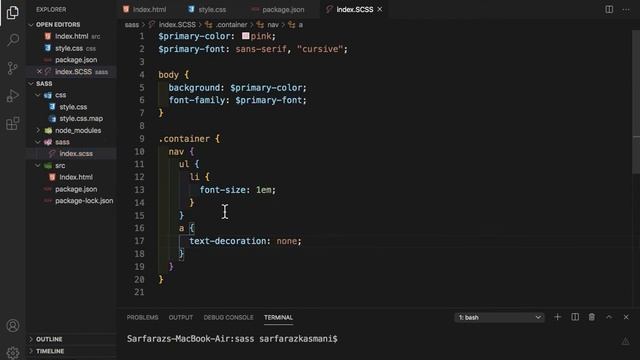 Sass Fundamentals in one video | English ??? смотреть онлайн
