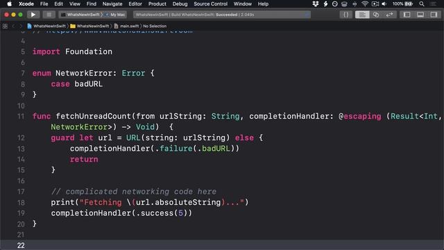 The Result type in Swift смотреть онлайн