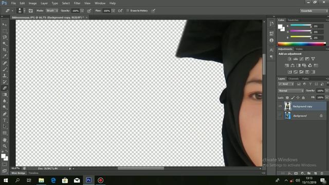 Tutorial Mengedit Desain Foto Wisuda Kekinian Photoshop Cs6
