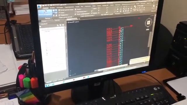 Астана-Ерейментау 165-186км AutoCAD Определение неровностей. смотреть онлайн