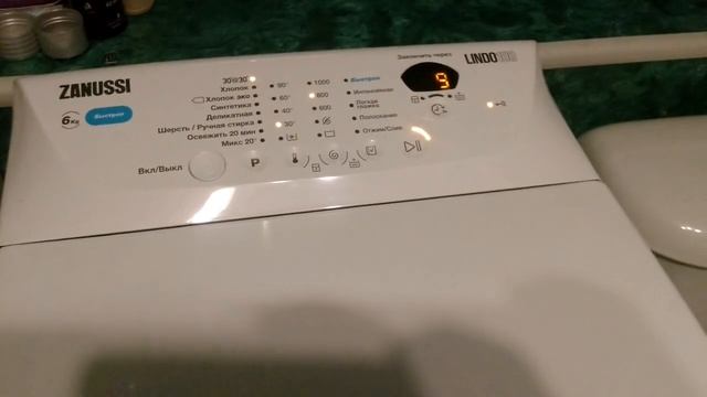 Обзор ZANUSSI ZWY61025DI стиральная машина с вертикальной загрузкой смотреть онлайн