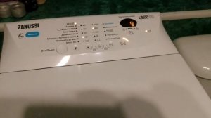 Обзор ZANUSSI ZWY61025DI стиральная машина с вертикальной загрузкой