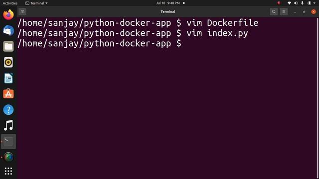 Docker python application смотреть онлайн
