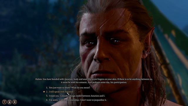 Halsin Romance Scene(Halsin + Tav + Astarion)