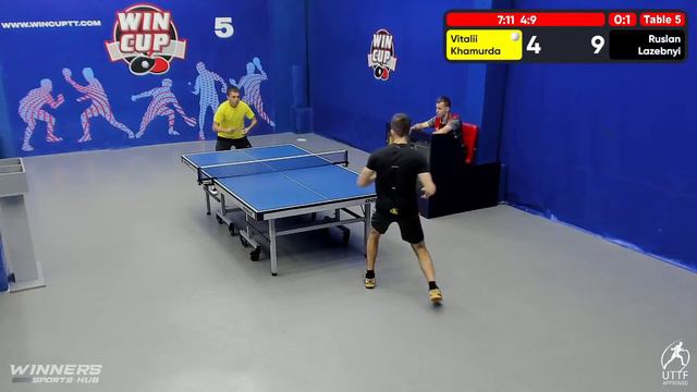 22:30 Хамурда Виталий 1-3 Лазебный Руслан стол 5 ЮГ-6 12.08.22 смотреть онлайн