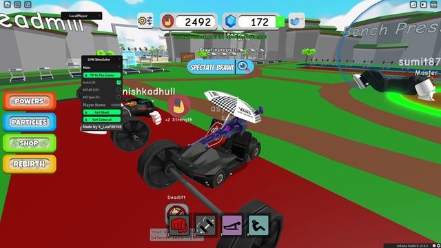 GYM Simulator Script | KILL ALL, Become HUGE, Auto Stats, etc. смотреть онлайн