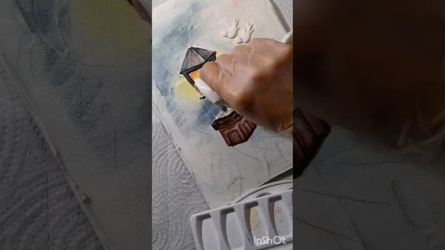 ОТКРЫТКА С ФОНАРИКОМ. ВИДЕО-УРОК ПО РОСПИСИ ПРЯНИКА. смотреть онлайн