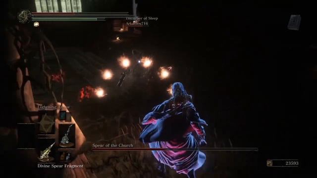 Dark Souls 3: Using the Black Separation Crystal as a Spear of the Church смотреть онлайн