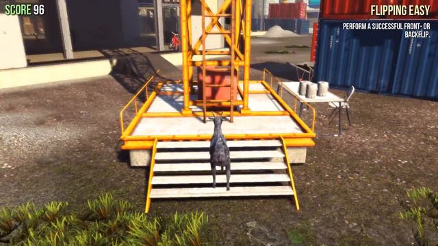Goat Simulator : Climbing Ladder! смотреть онлайн
