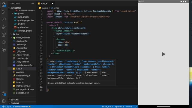 REACT NATİVE - Pause & play button yapımı смотреть онлайн