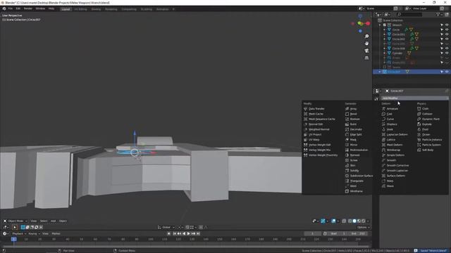 Blender - Bioshock Wrench Speed Modelling смотреть онлайн