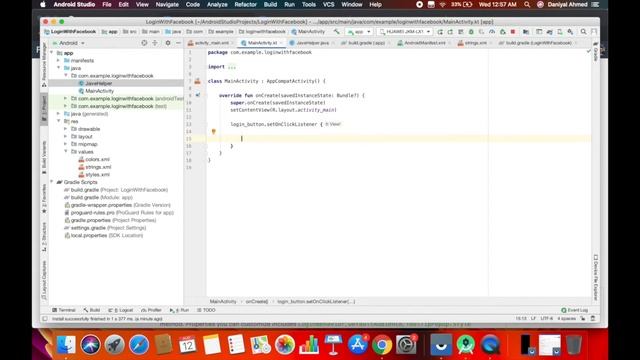 Android Login with Facebook Fetch Profile Data | Android Kotlin Facebook Graph Request Urdu / Hindi смотреть онлайн