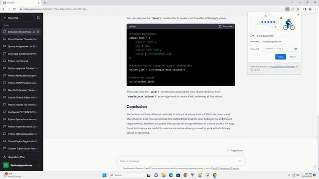 How to extract every possible values of python Dict s values to list смотреть онлайн