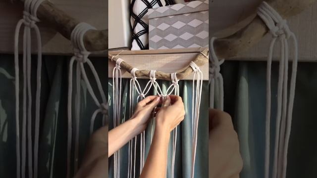 МАКРАМЕ ПАННО ДЛЯ НАЧИНАЮЩИХ. Видео урок мастер-класс как сделать декор в стиле бохо, сканди, лофт смотреть онлайн